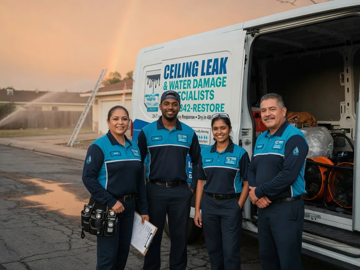 Ceiling Leak Cleanup company in Tioga, TX