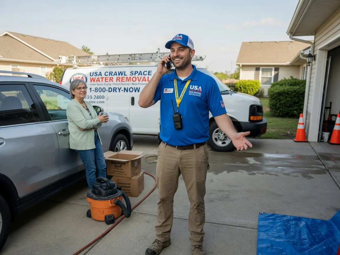 Crawl Space Water Removal Tioga, TX FAQs